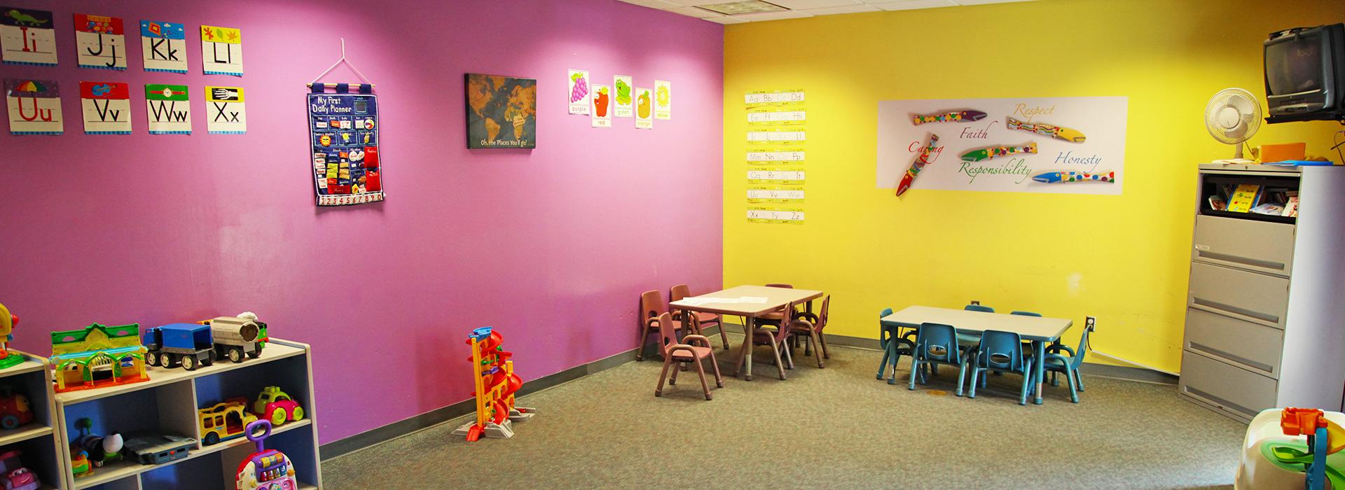 Taylor Bend Family YMCA child care room